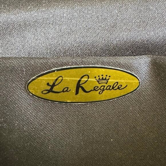 Vintage La Regale Beaded Clutch Purse Black Beaded Bag Evening Bag Wedding Bag - Picture 9 of 10